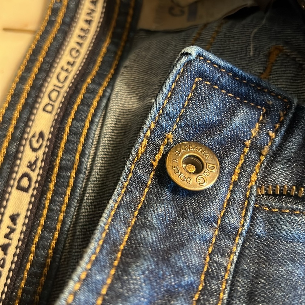 🛑 1 hour sale. Dolce & Gabbana, Classic Blue Women's Jeans, size 27 - Picture 11 of 16